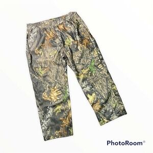 Herter's Men's size 2XL Mossy Oak Brush Camo Elastic Waist Lined Hunting Pants